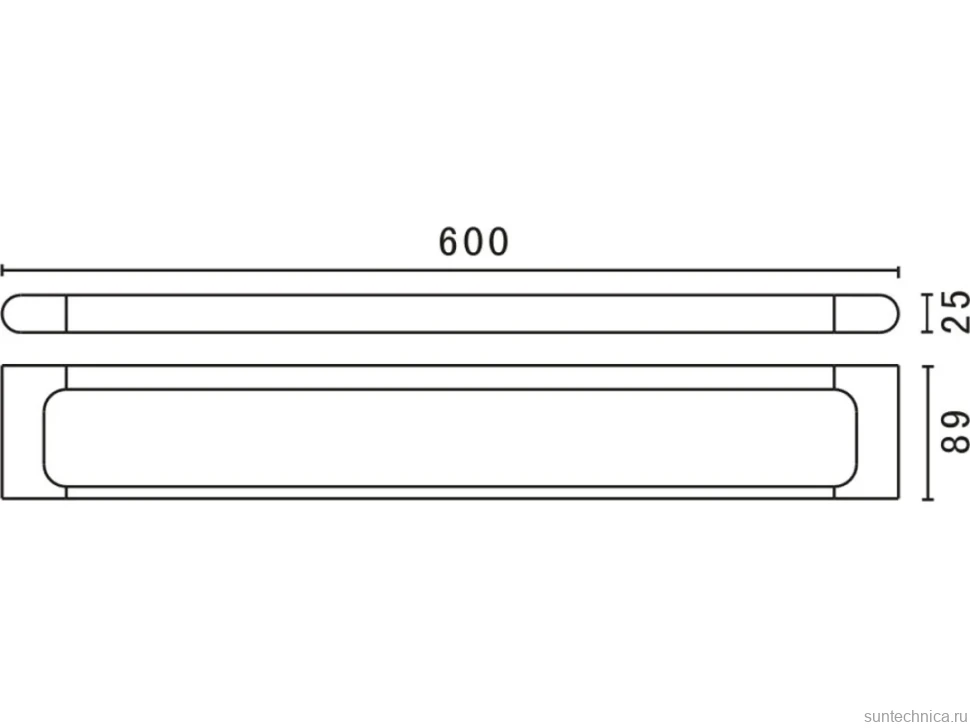 Полотенцедержатель Art&Max Platino AM-E-3924AL