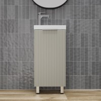 Тумба с раковиной Style Line Соло 40 санд серая галька Тумба с раковиной Style Line Соло 40 санд серая галька