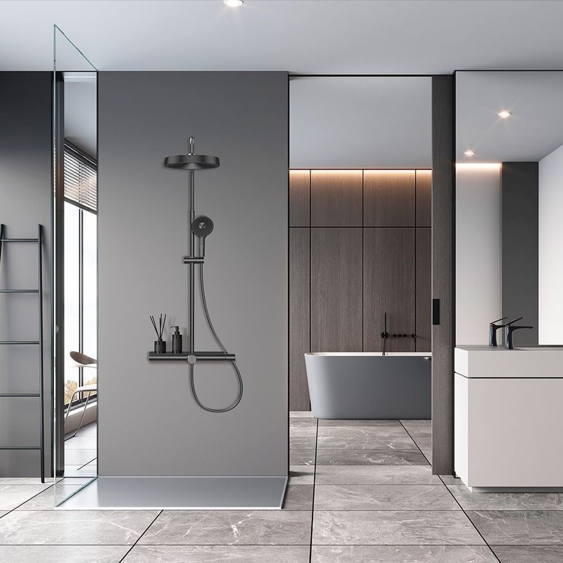 Душевая стойка AQUAme AQM8010B