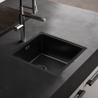 Мойка кухонная Melana D4545HB графит
