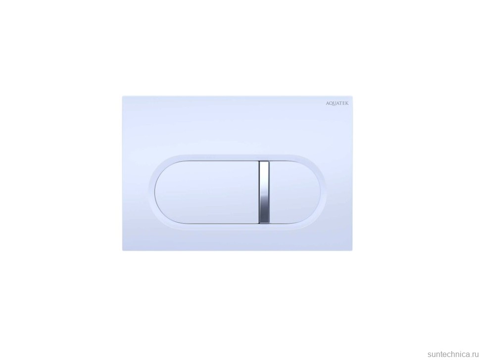 Кнопка смыва для унитаза AQUATEK KDI-0000042 АБС-пластик, цвет белый