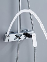 Душевая стойка Haiba HB24512 хром