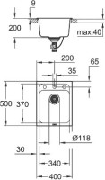 Мойка кухонная Grohe K700 31650AT0