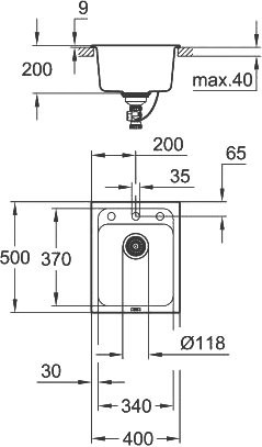 Мойка кухонная Grohe K700 31650AT0