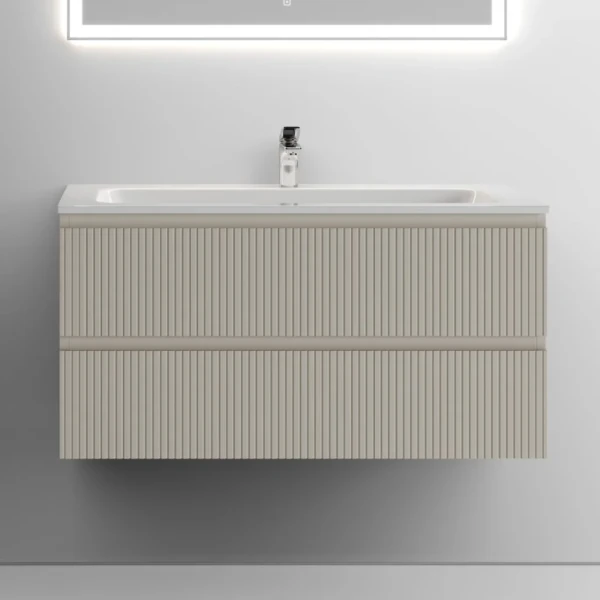 Тумба с раковиной Sancos Snob T 100 см, beige soft