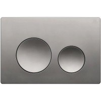 Кнопка смыва для унитаза Veconi Flush V2 пластик, цвет оружейная сталь