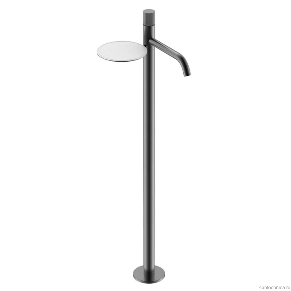 Напольный смеситель для раковины Boheme Stick 120-GM.3 gun metal linea