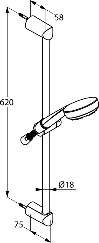 Комплект для ванной Kludi Pure&Easy 376850565