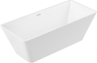 Акриловая ванна Grossman Cristal GR-2022 170x75 см, отдельностоящая, белая, со сливом-переливом, с донным клапаном