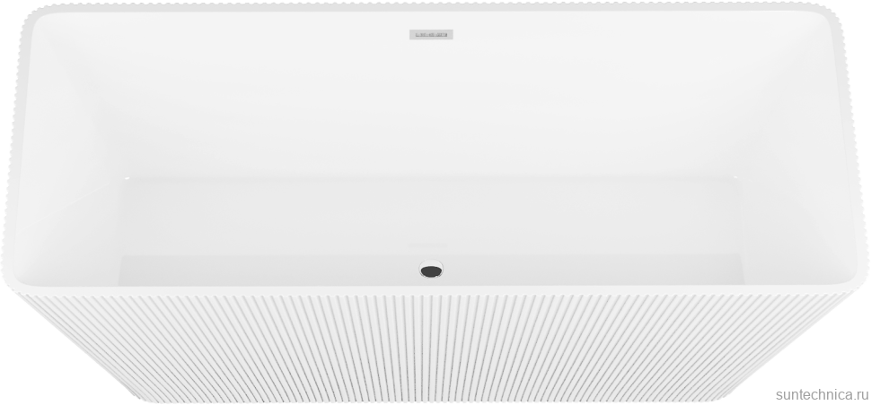 Акриловая ванна Grossman Cristal GR-2022 170x75 см, отдельностоящая, белая, со сливом-переливом, с донным клапаном