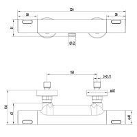 Термостатический смеситель AQUATEK Ника AQ1863CR хром