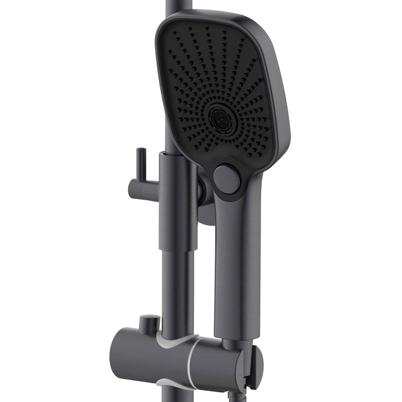 Душевая стойка AZARIO Conda AZ-K2311GR серый графит