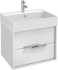 Мебель для ванной Jacob Delafon Vivienne 60 белая блестящая, раковина белая матовая