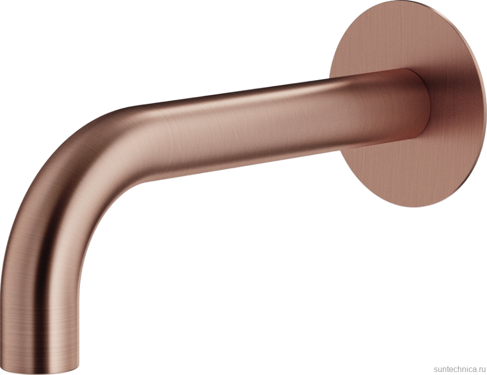 Излив Plumberia Selection Ixo SPT0258RS для ванны, брашированная медь