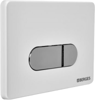 Система инсталляции для унитазов Berges Novum D7 с кнопкой смыва хром