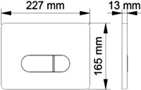 Система инсталляции для унитазов Berges Novum D7 с кнопкой смыва хром