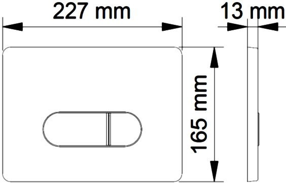Система инсталляции для унитазов Berges Novum D7 с кнопкой смыва хром