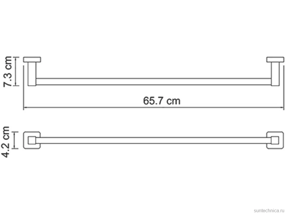 Полотенцедержатель Wasserkraft Lippe K-6530