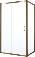 Душевой уголок Vegas Glass ZP+ZPV Tur Novo 140*90 05 01 профиль бронза, стекло прозрачное