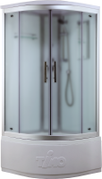 Душевая кабина Timo Standart T-6600SF Silver Fabric с высоким поддоном