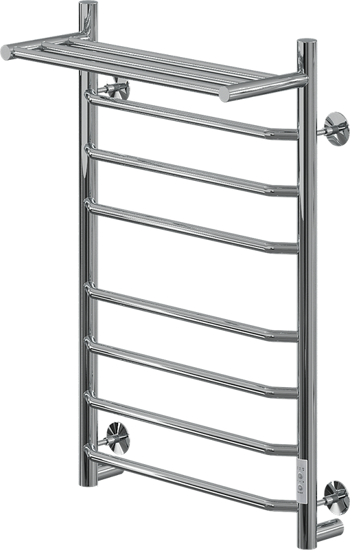 Полотенцесушитель электрический Ника Way 3 80/50, с полкой, хром