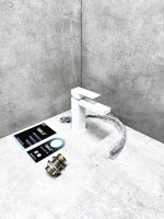 Смеситель для раковины BELZ B10817-8 белый Смеситель для раковины BELZ B10817-8 белый