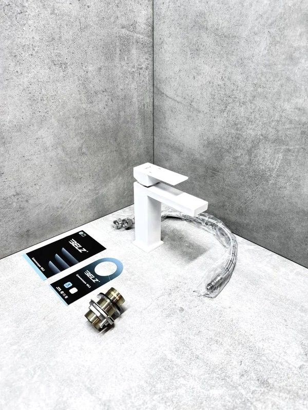 Смеситель для раковины BELZ B10817-8 белый