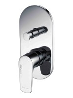 Встраиваемый смеситель для душа и ванны Wasserkraft Dill 6161 С ВНУТРЕННЕЙ ЧАСТЬЮ