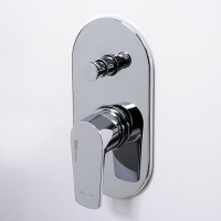 Встраиваемый смеситель для душа и ванны Wasserkraft Dill 6161 С ВНУТРЕННЕЙ ЧАСТЬЮ