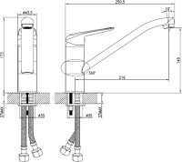 Смеситель для кухни IDDIS Male MALSB00i05