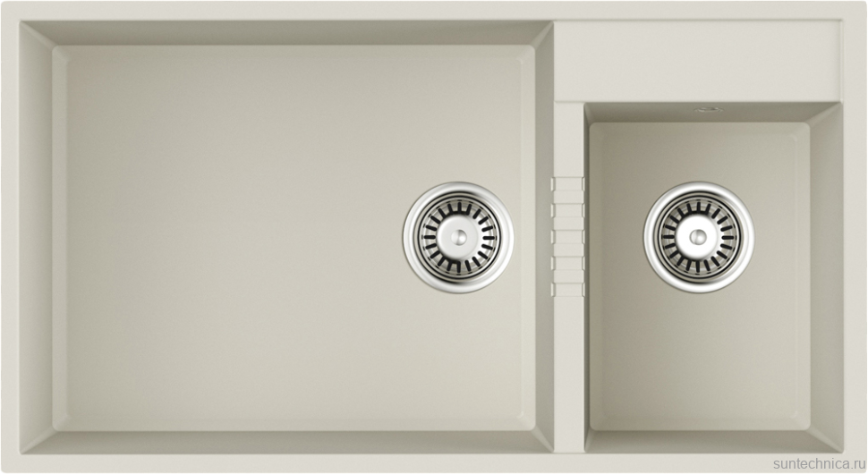 Мойка кухонная Omoikiri Tedori 85-2-U белая