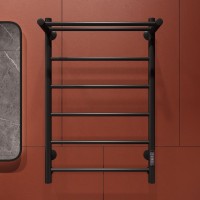 Полотенцесушитель электрический EWRIKA Сафо PN 80х50, с полкой, черный