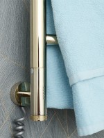 Полотенцесушитель электрический Сунержа Парео 4.0 020-0823-0773 75x50 см, скрытое подключение, шампань, E-образный