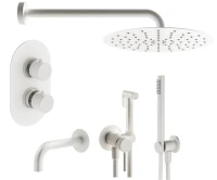 Комплект для ванной Plumberia Selection Ixo KITZXOT19BO60 С ВНУТРЕННЕЙ ЧАСТЬЮ, белый матовый