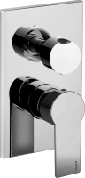 Встраиваемый смеситель для душа и ванны Paffoni Tango TA018CR/M С ВНУТРЕННЕЙ ЧАСТЬЮ, хром