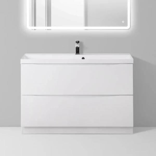 Тумба под раковину BelBagno Marino 90 bianco lucido, напольная