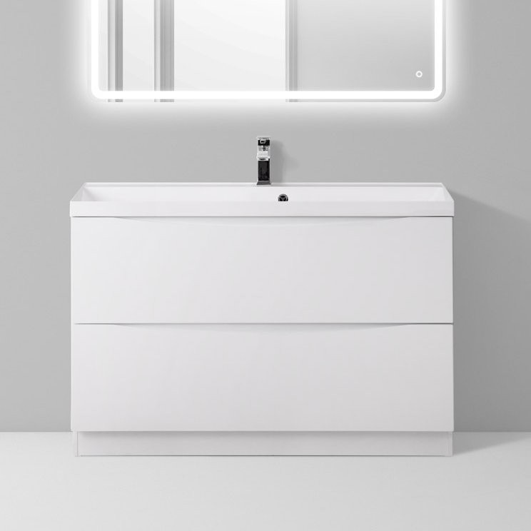 Тумба под раковину BelBagno Marino 90 bianco lucido, напольная