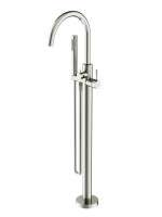 Напольный смеситель для ванны с душем Sancos Etna SC9009BN С ВНУТРЕННЕЙ ЧАСТЬЮ, брашированный никель