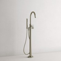 Напольный смеситель для ванны с душем Sancos Etna SC9009BN С ВНУТРЕННЕЙ ЧАСТЬЮ, брашированный никель