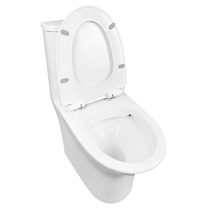 Унитаз-моноблок напольный AZARIO Sente AZ-8614 глянцевый белый