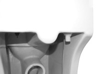 Унитаз-моноблок напольный AZARIO Sente AZ-8614 глянцевый белый