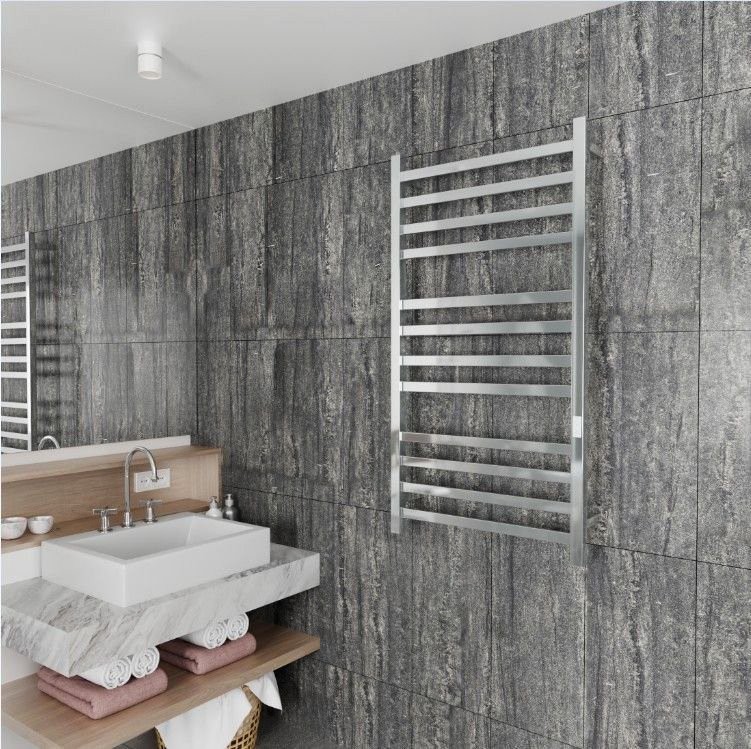 Полотенцесушитель электрический Bauedge Hotel R 60х120, нержавеющая сталь полированная