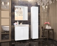 Шкаф пенал для ванной Style Line Канна 36 белый