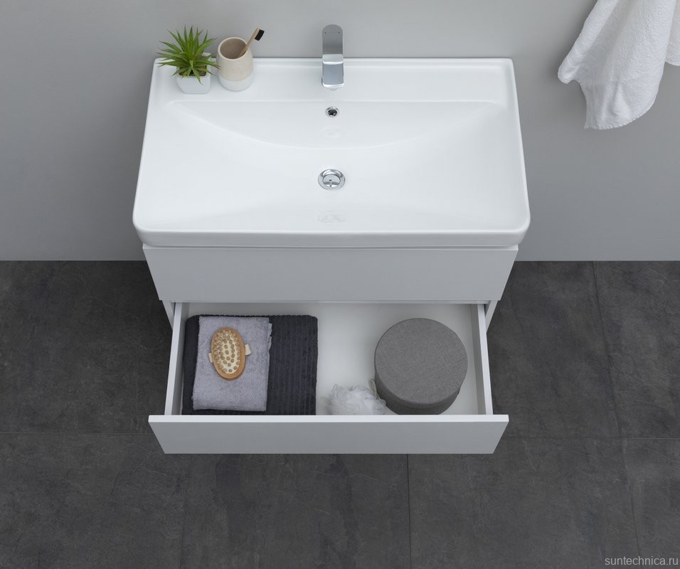 Тумба под раковину Aquanet Sofa 80 подвесная