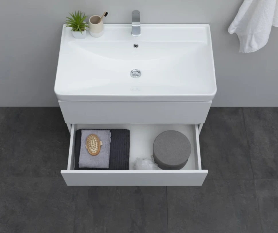 Тумба под раковину Aquanet Sofa 80 подвесная