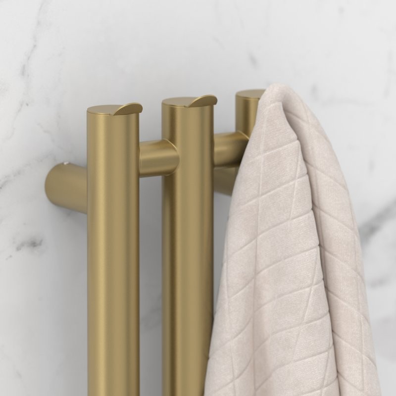 Полотенцесушитель электрический Сунержа Терция 4.0 32-0883-1506 150x15 см, подключение справа, скрытое подключение справа, золотой шелк, I-образный