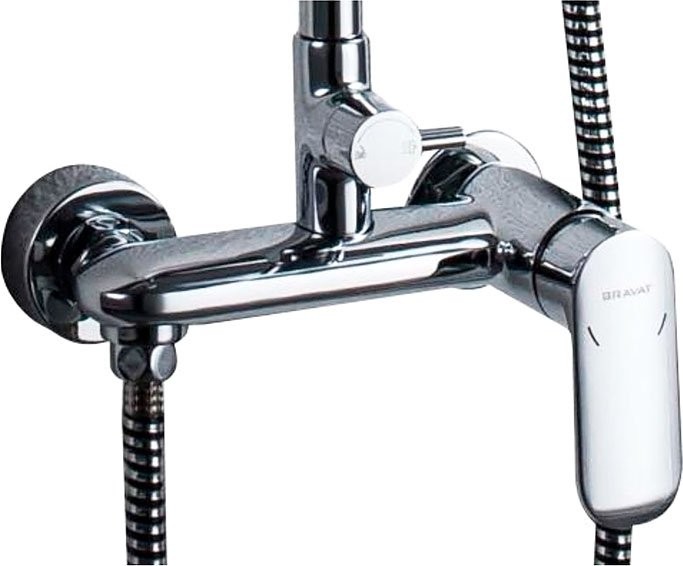 Душевая стойка Bravat Opal R F9125183CP-A2-RUS хром