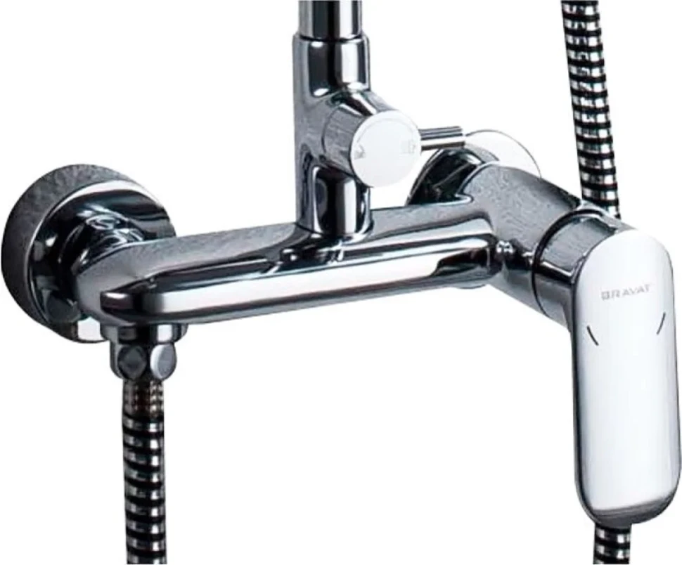 Душевая стойка Bravat Opal R F9125183CP-A2-RUS хром