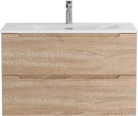Мебель для ванной комнаты BelBagno Etna 80 rovere bianco, раковина BB-8099-80