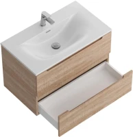 Мебель для ванной комнаты BelBagno Etna 80 rovere bianco, раковина BB-8099-80